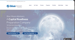 Desktop Screenshot of bluemoonadvisors.com